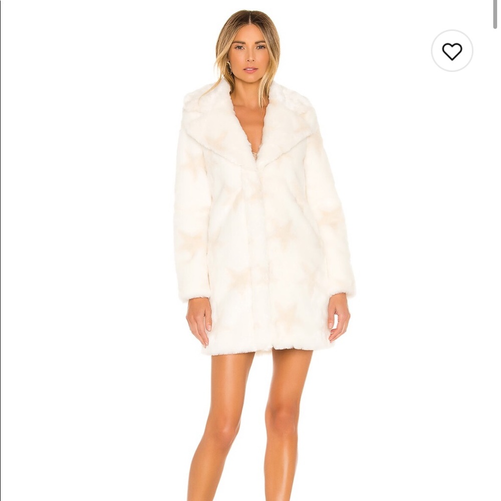 NWT NBD Stellar Faux Fur Coat
